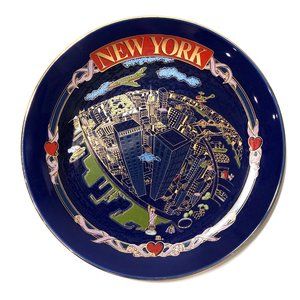 New York Twin Towers Decorative Plate